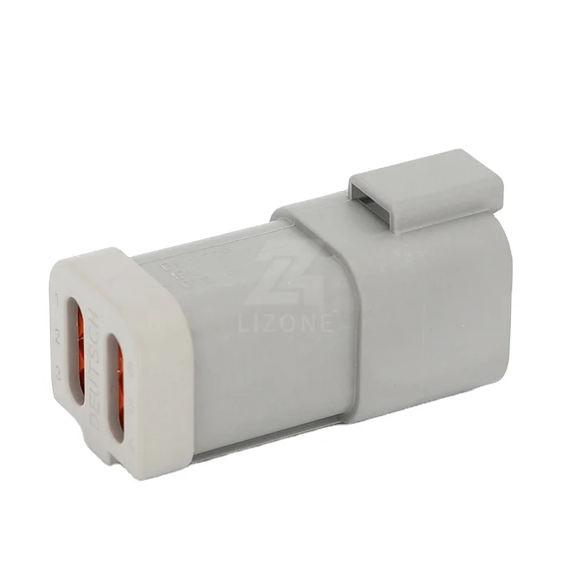 DT04-6P-E003 6 pin male Deutsch dt series automotive waterproof wire connector with end cover