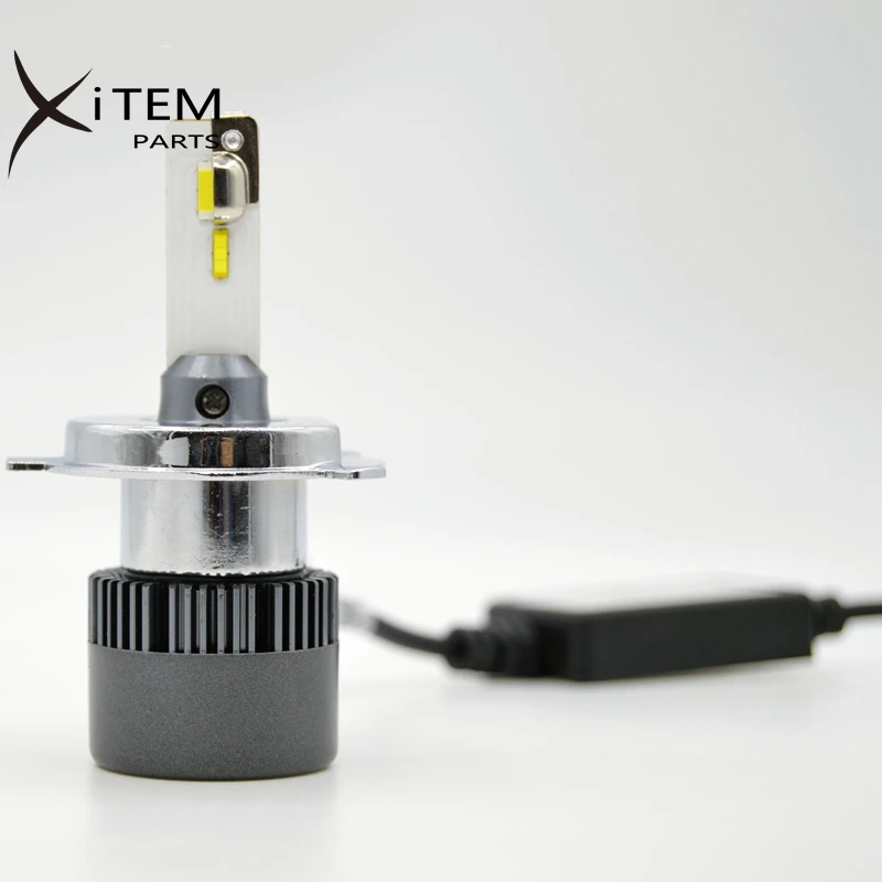 Tri color 3 color LED headlights 50W H1 H4 H7 H11 HB3 HB4 3000k 4300k 6000k strobe function available
