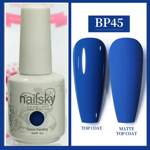 Factory Soak Off UV LED Nail Gel Polish wholesale 15ml Dark Blue Colors gel polish for nails