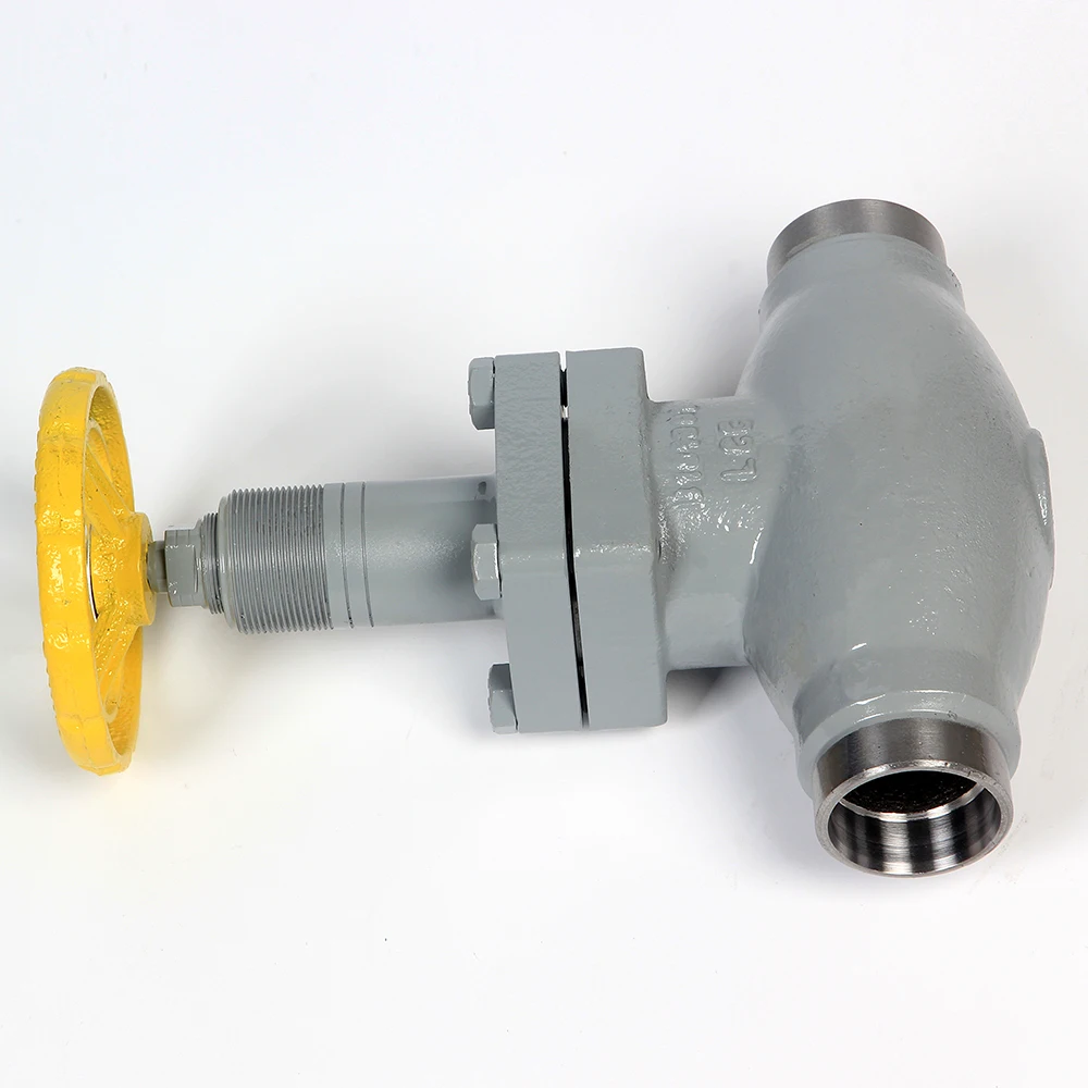 High Quality Compressor Parts 1/2 Inch One Way Vertical Type Right Angle Throttle Check Valve