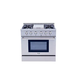 Dual Fuel 36 Inch Gas Range With 5.2 cu.ft