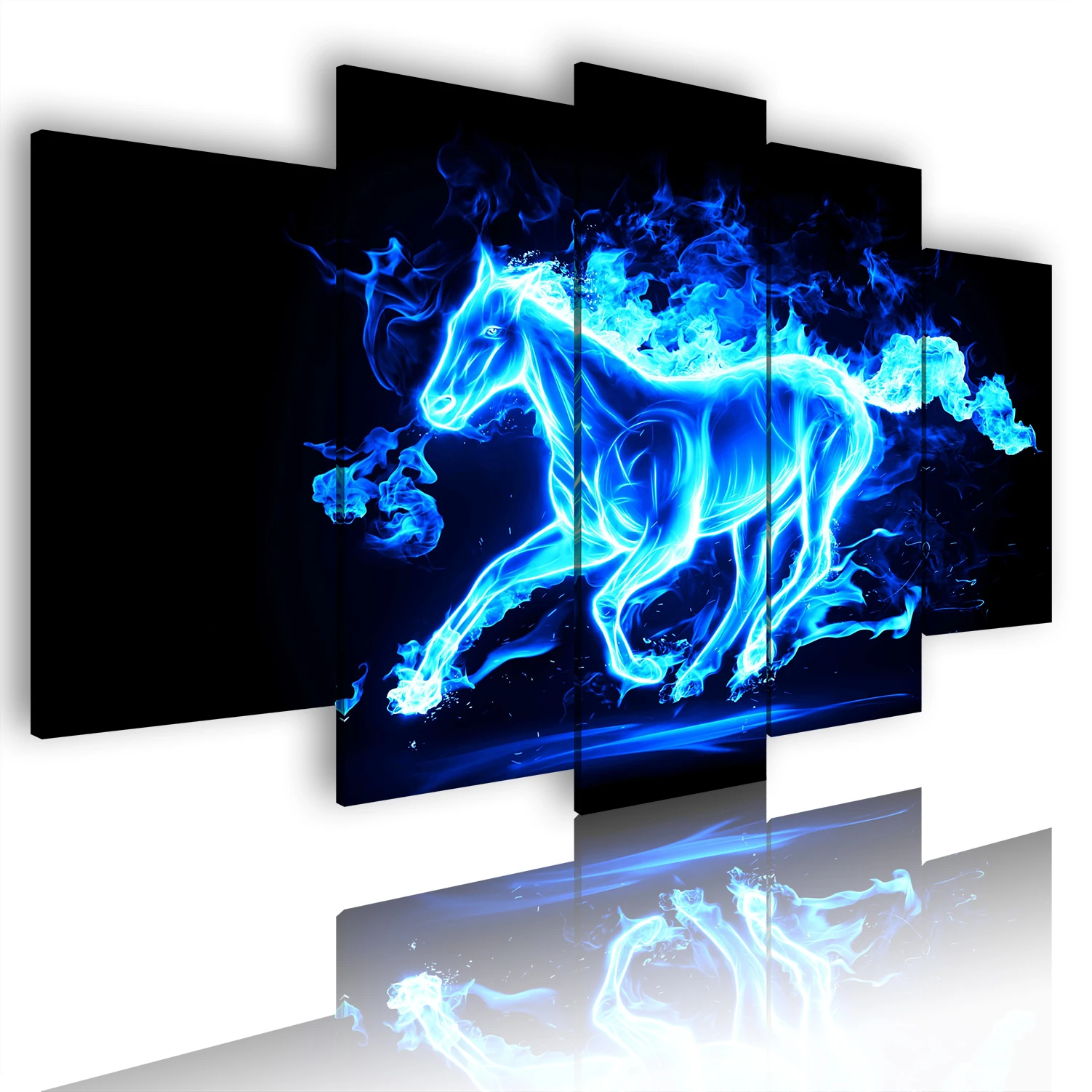 Mosaic Modern Framed Wall Abstract Quality Oil Painting Living Room Artwork Picture Beauty Scenery Canvas Art