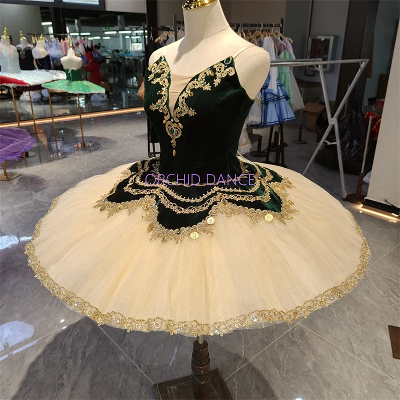 high quality  Unique Design Custom Size 12 Layers Performance Wear Adult Girls Black Professional Ballet Tutus costumes