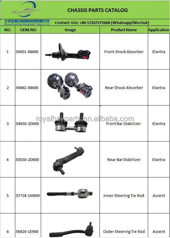 Genuine parts 48820-28050 STABILIZER LINK for Hyundai kia