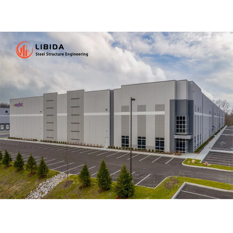 Тяжелый промышленный центр Libida промышленная Изолированная Тяжелая сборная стальная конструкция цена цеха сборный