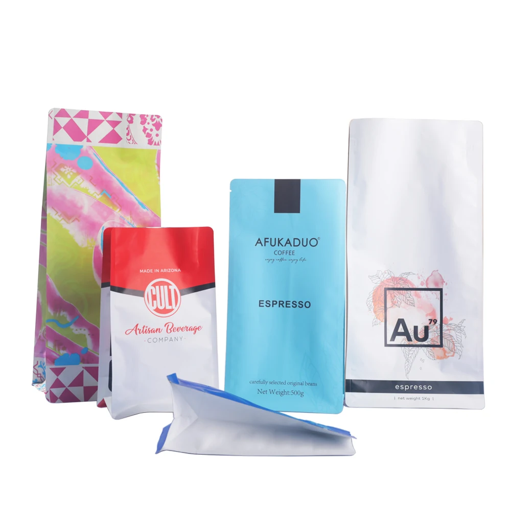 Food grade heat resistant digital printing doypack stand up packaging bag