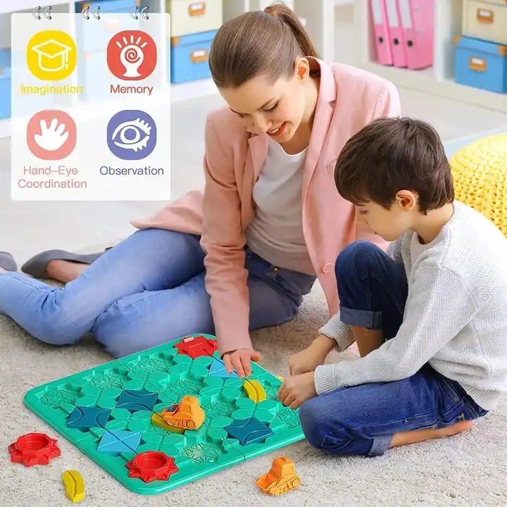 Hot Selling 118 Challenges Logical Road Builder Maze Game Road Building Game Build A Track Brain Teaser Puzzles