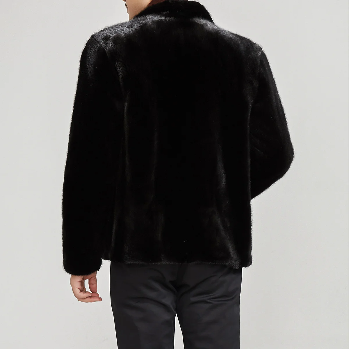 Winter Luxury Leather Man Mink Fur Jacket Coat Winter Jacket For Women