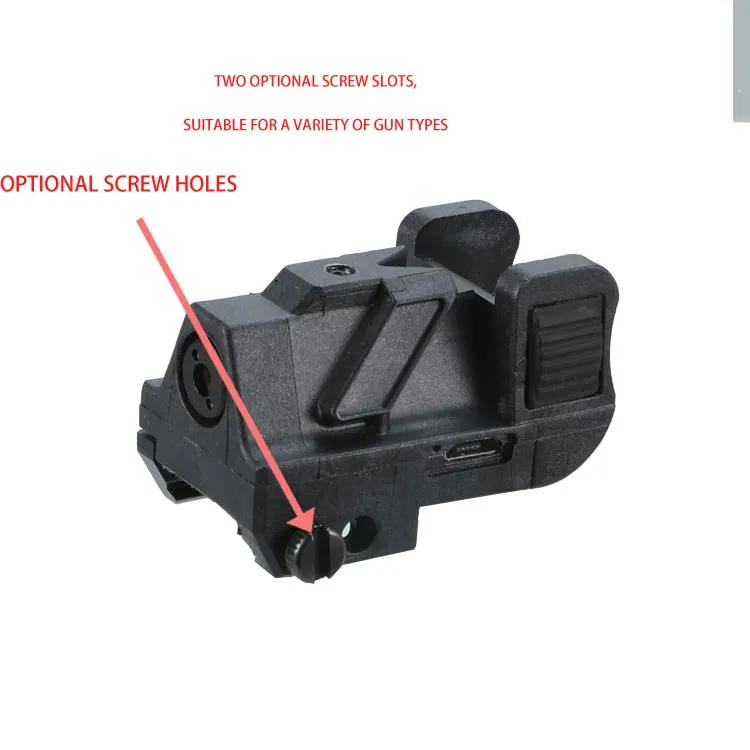 LS-L8  Rechargeable Tactical Weapon <5MW  green  laser sight for subcompact pistol.
