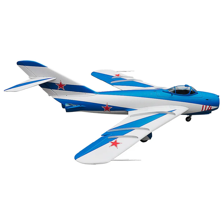 RC Airplane J-5 Mig-17 EPO Foamy Turbine Wing Span 1200mm Plane Fixed-wing  PNP / KIT Version RC Turbojet Aircraft Model