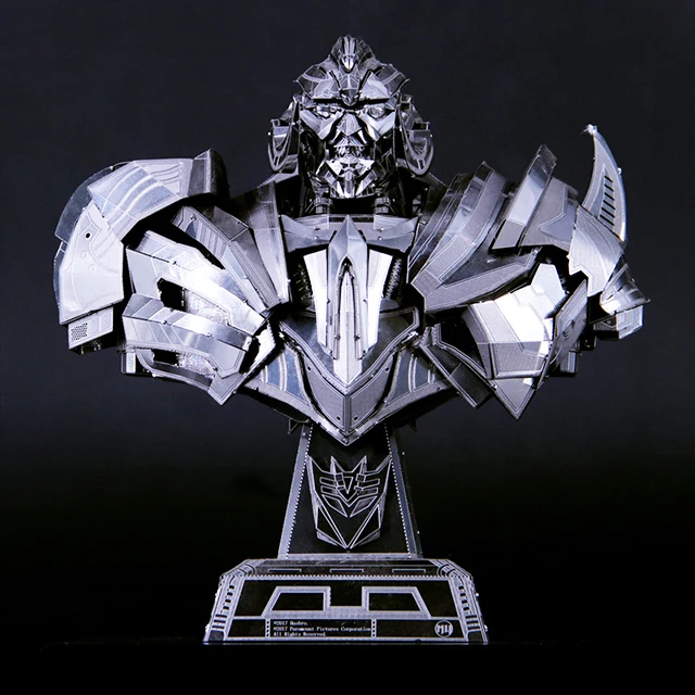 3D Metal Puzzle The Last Knigt Model car robot DIY 3D Laser Cut Assemble Jigsaw Toys For adult