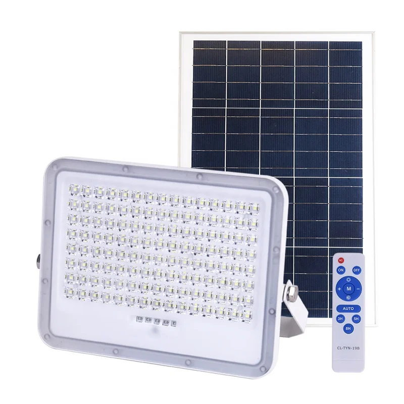 Factory Cheap 50W lighting solar panel waterproof IP66 flood light 100W 150W 200W LED Solar Flood light