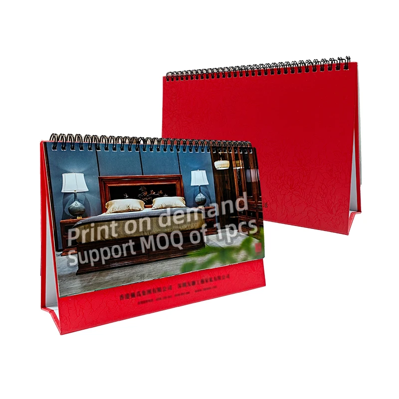 source factory custom high quality table calendar 2024 2025 Chinese print monthly calendar desk calendar