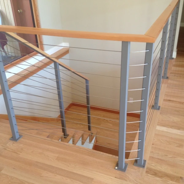 Outdoor stainless steel wire balustrade kits galvanised steel balustrade