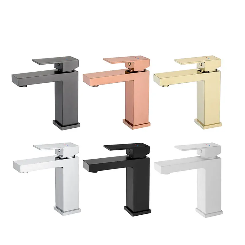 OEM/ODM Waterfall Bathroom Faucet Manufacturer Matte Black Brass Lavatory Faucet High Quality Tall Brass Basin Tap