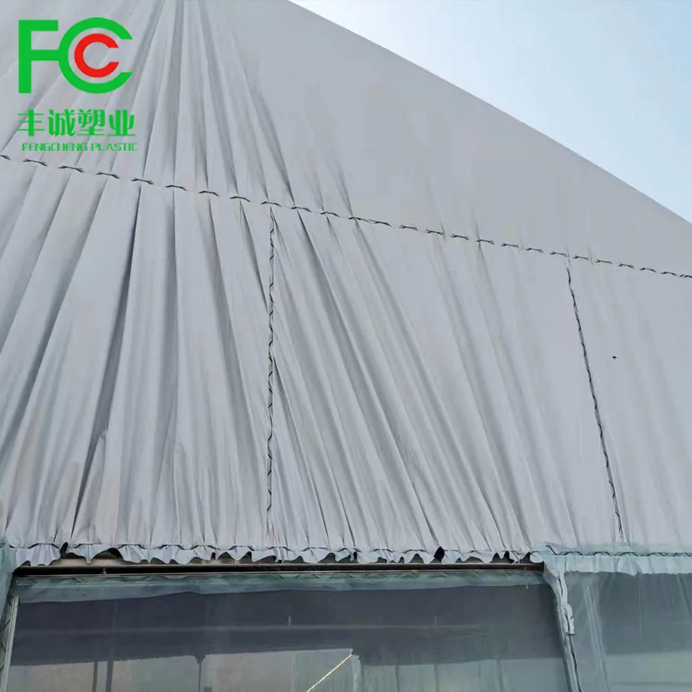 Agricultural greenhouse 12m 250micron premium silo sheeting white/black panda film for mushroom