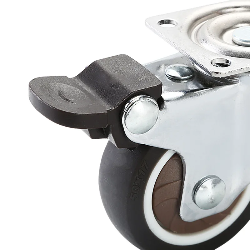 Factory supplier wholesale price 3 inch TPR rubber office chair wheels caster