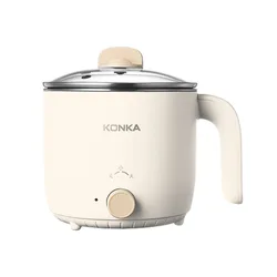 Konka 1.5L multi-function electric cooking pot compact and convenient electric cooking pot dormitory anti-dry burning safe elect