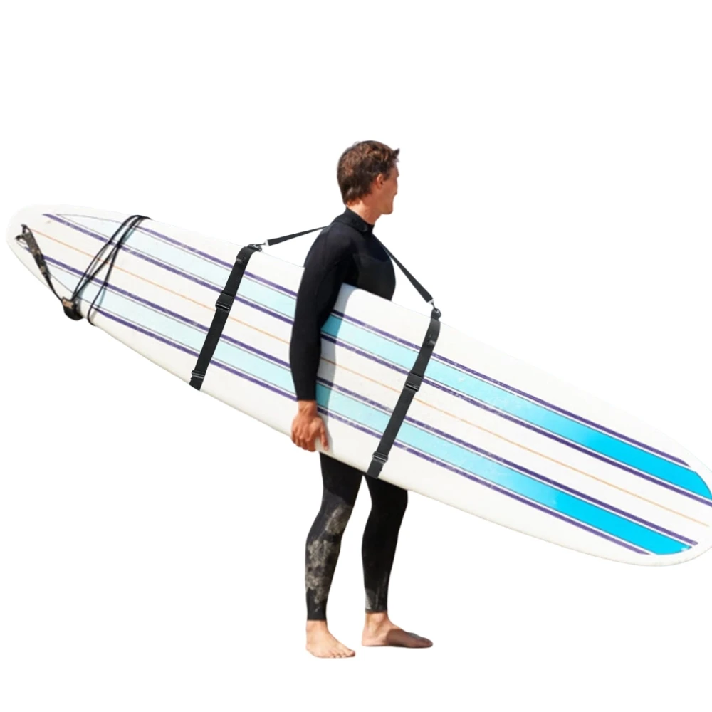 Carrier Shoulder Strap Adjustable Carrying Sling Paddle Bag Belt for Surfing and Paddle Board with Metal Hooks Accessories