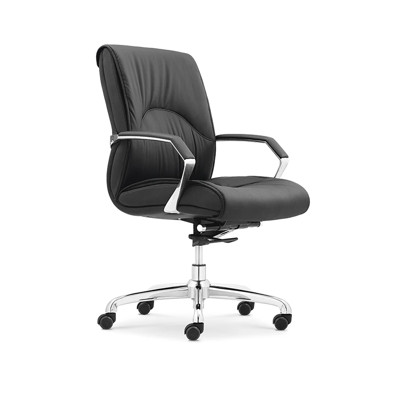 
 Эргономичное офисное кресло радужного цвета с винтовым подъемником, черного цвета  