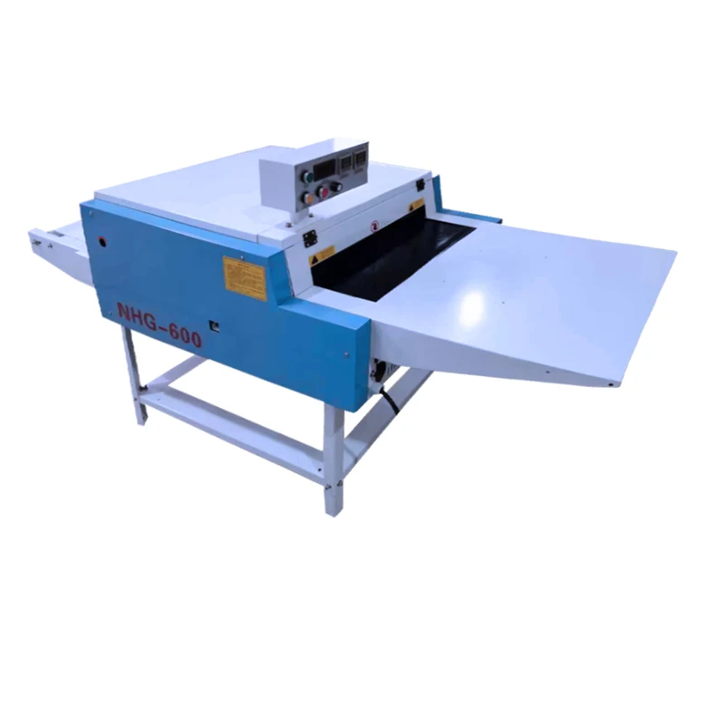 NHG600D Belt extension continuous pneumatic fabric fusing machine