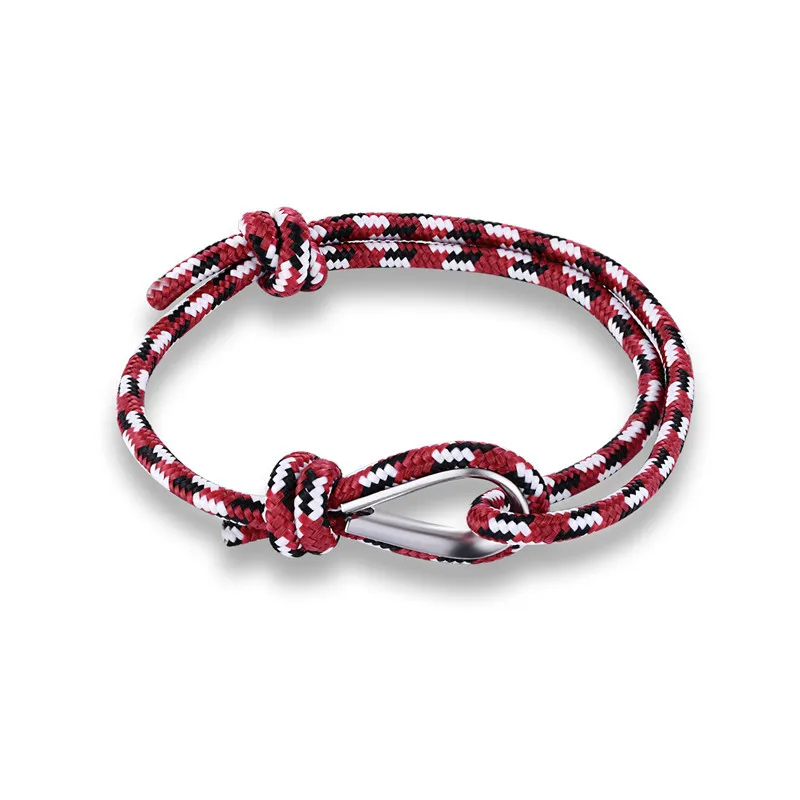 SC New Fashion Summer Anklet Sports High Quality Rope Bracelet Braid Adjustable Bracelet for Men Women Friend Gifts