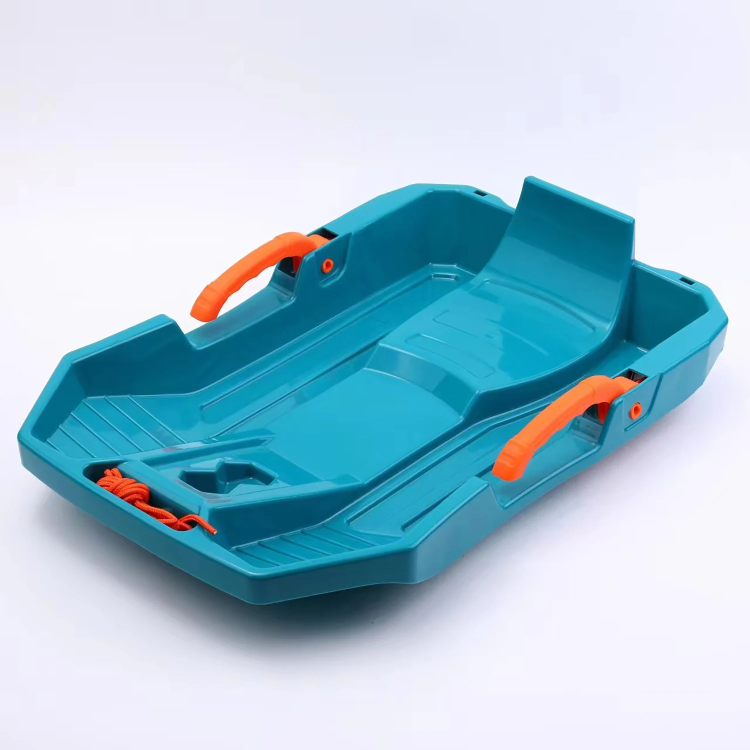 scenic area Downhill Xtreme Flexible Plastic Toboggan Snow Sled 2 Riders  Pull Rope snow grass beach skiing Sleigh Sandboarding