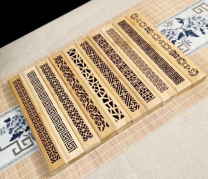 Бамбуковый или деревянный полый держатель для курильницы ручной работы украшения дома