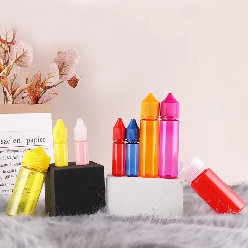 PET V3 10 Ml 15 Ml 20 Ml 30 Ml 40 Ml 50 Ml 60 Ml 70 Ml 80 Ml 100 Ml 120 Ml PET Liquid Dropper Bottle With Child Tamper-proof Cap