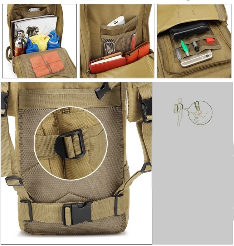 Outdoor Hiking  Como   Bag  Hunting Camping Tactical Backpack