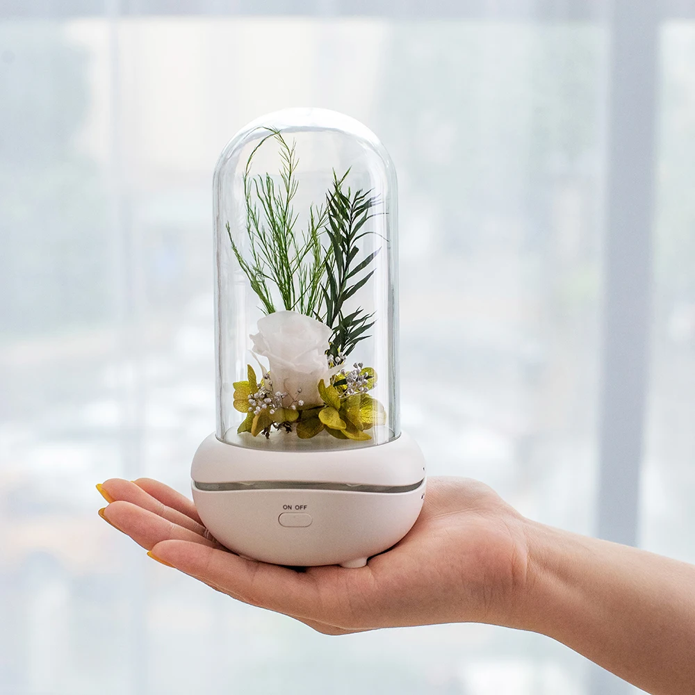 Aroma Diffuser Lamp 7colors Electric Portable Ultrasonic Essential Oil Difuser Flower Aroma Diffuser In Low Price Machine