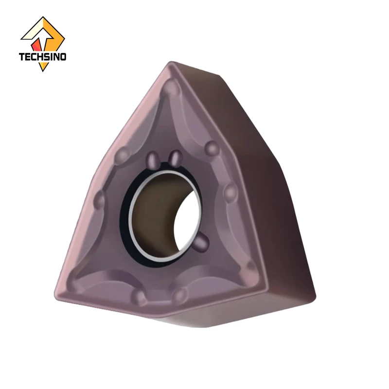 CNC Blade WNMG080404-DM YBC252 Outer Peach Type Turning Blade for Stainless Steel and Aluminum Lathe Hard Alloy Round Blade