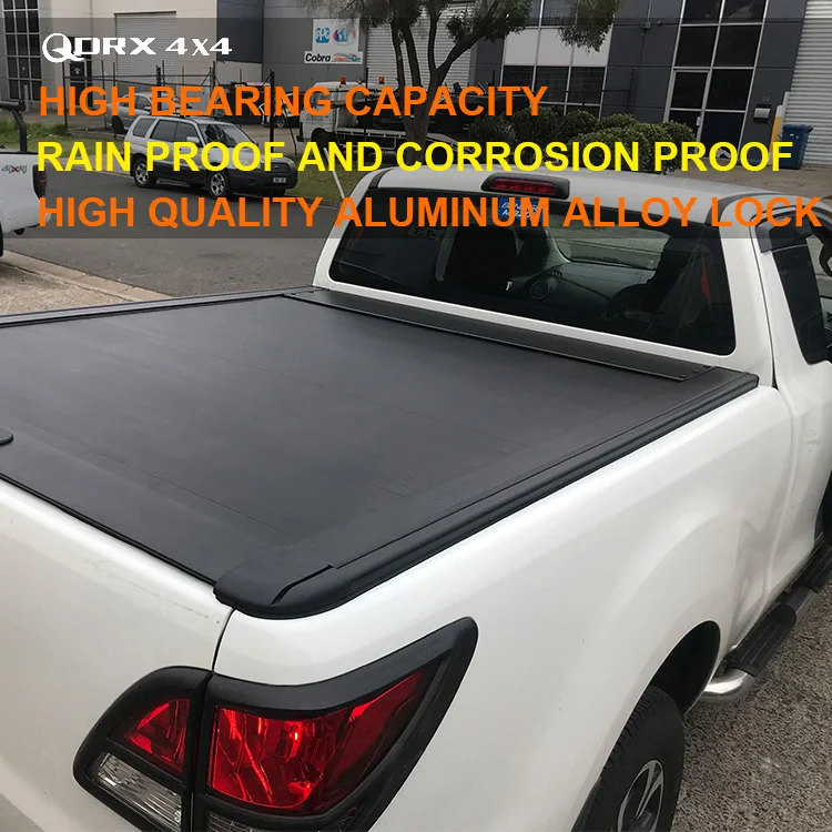 Chinese manufacture retractable tonneau cover pickup truck bed cover roller lid for Toyota Hilux