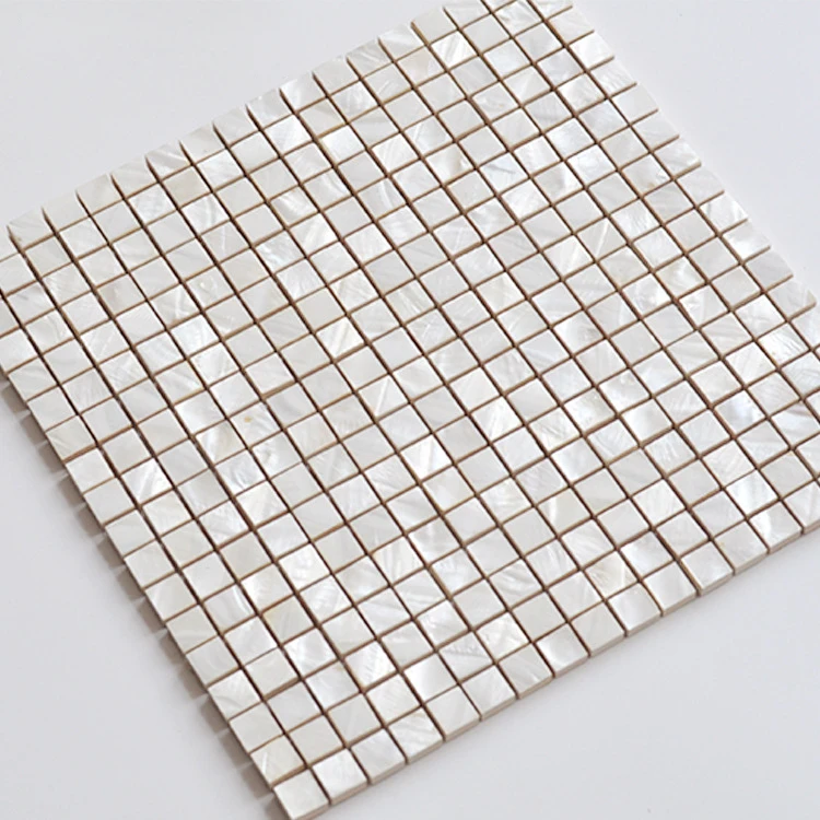 Kitchen Backsplash Shower Spa Bathroom White Natural Mother Of Pearl Brick Shell Mosaic Swimming Pool Shell Tile