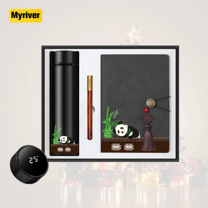 Myriver Hardcover Leather Bound 2023 Diaries Goal Planner Notebook Pen Holder Day Yearly Diary Agenda In Arabic Spanish English