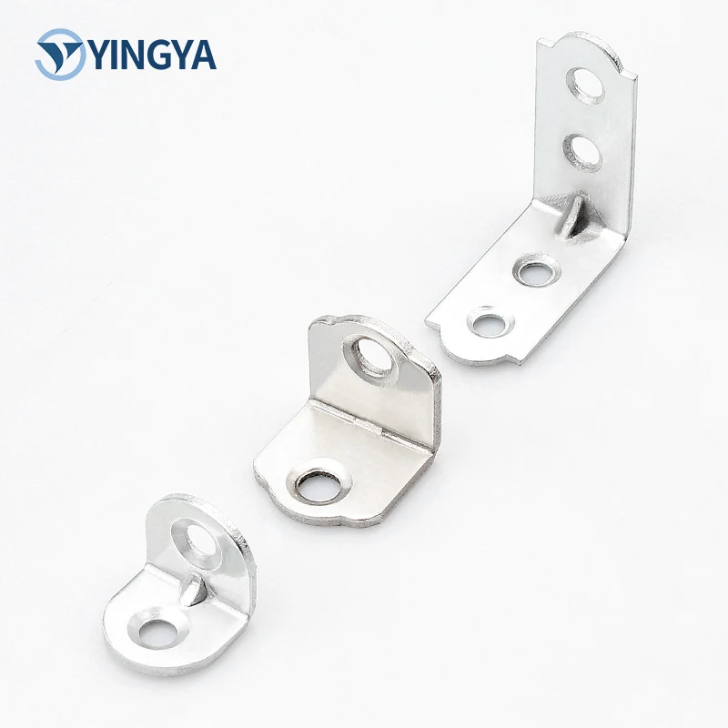 Iron Steel L-Shaped Triangle Bracket 90 Degree Right Angle Plus Fixed Angle Furniture Connector for Corner Code Iron Hardware