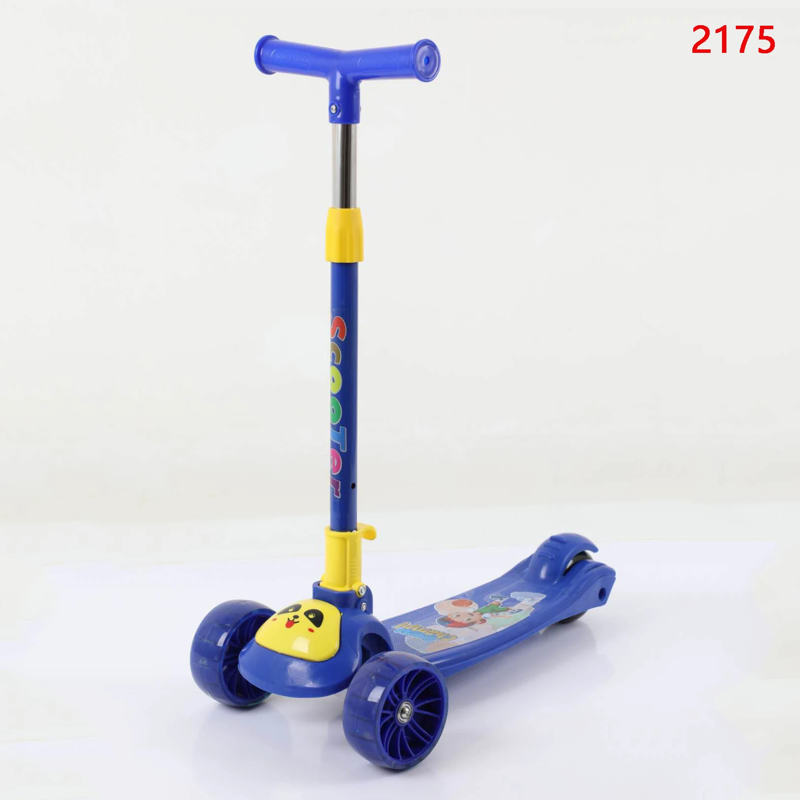 3 wheels kids flashing foot kids scooter