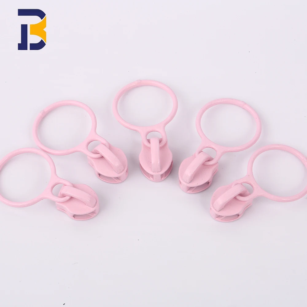 Manufacturers supply custom Logo size color metal zipper 3# 5# 7# 10# metal zipper slider