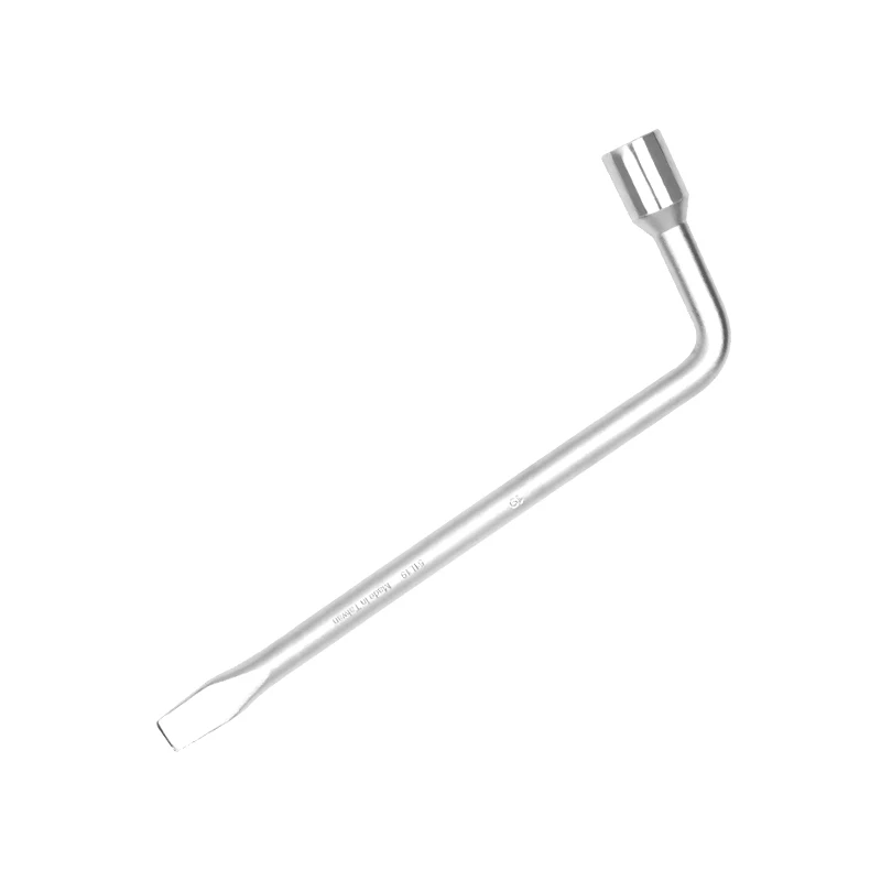 L Type Hexagon 19-24 mm Slotted End Car Tire Socket Lug Wrench