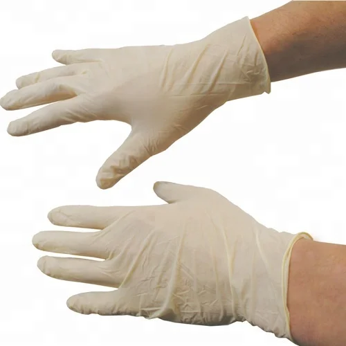 Disposable Latex Medika Gloves in Malaysia Latex Examination Gloves Wholesale Cheap Price Smooth Natural Rubber Powdered Gloves