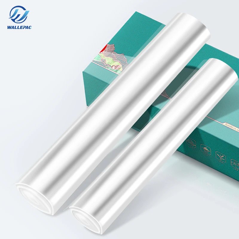 Wallepac Micron Clear Bopp Flim Heat Sealable Packaging Film In High Shrink Perfume Soap Box Packaging For Heat Shrink Machine