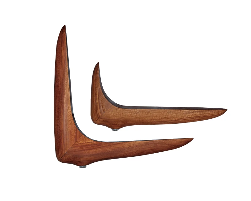 2023 luxury zingana wood leg furniture C-630