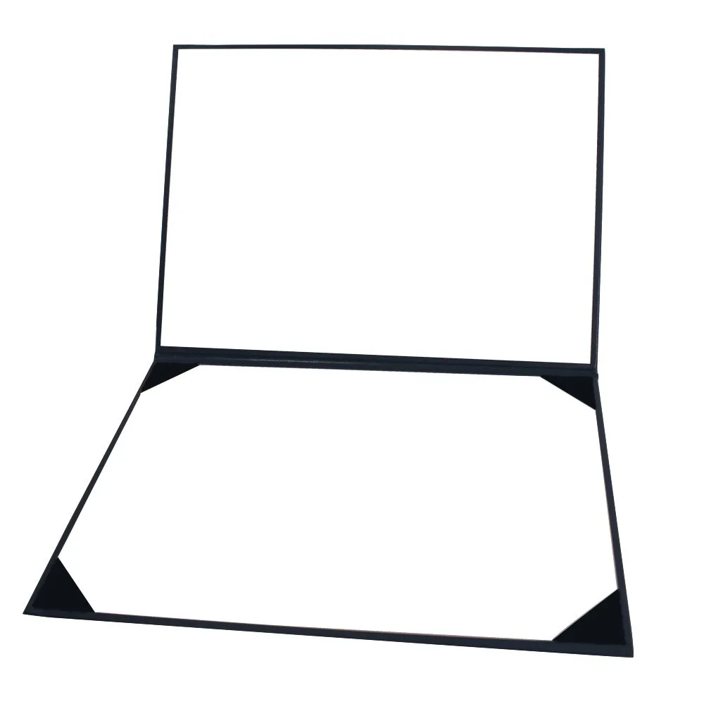 2022 classification portable Embossed certificate folder with custom logo