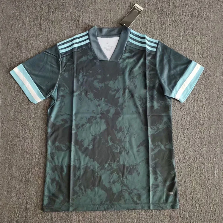 
2021 great quality Argentina football jersey mens soccer jersey green 