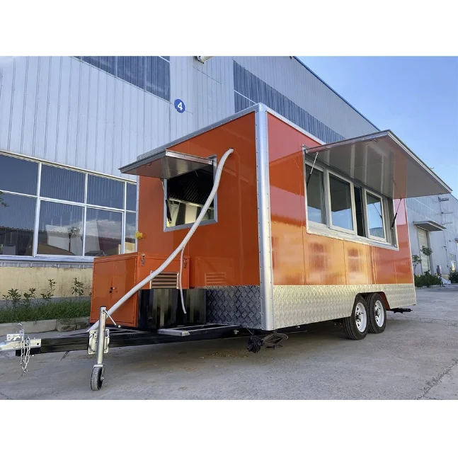 Wood fires oven used food trucks pizza for sale in germany fast food car
