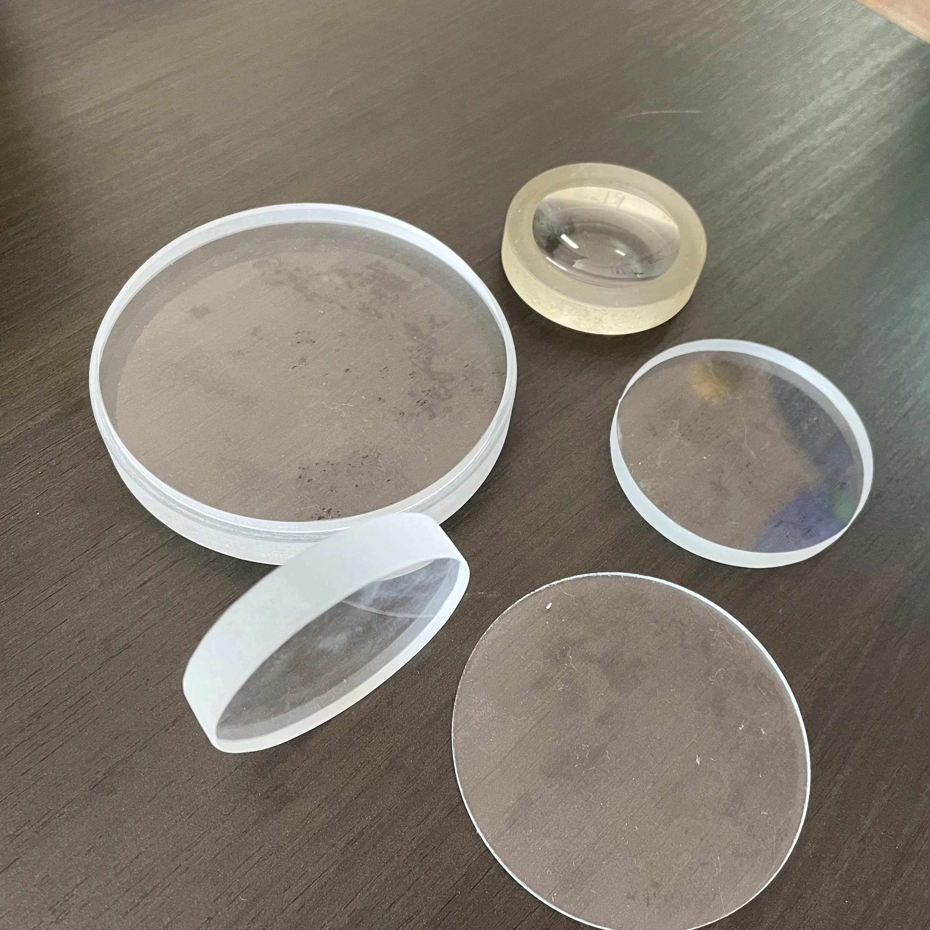 factory wholesale Clear Plate Quartz Window Wafer crystal quartz plate