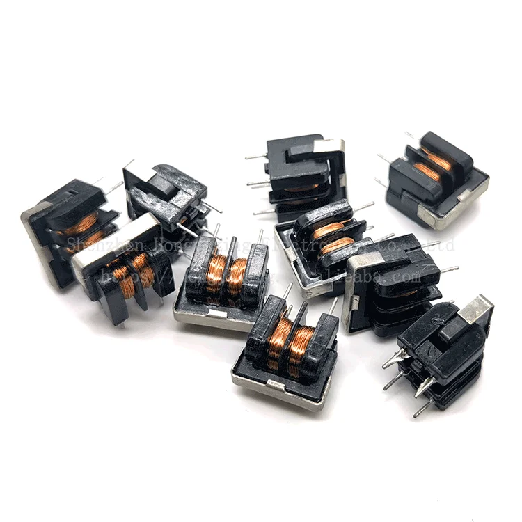 UU9.8/UF9.8 DIP common-mode inductance 40MH filter transformer 7 * 8 pin pitch pure copper wire thick wire direct insertion