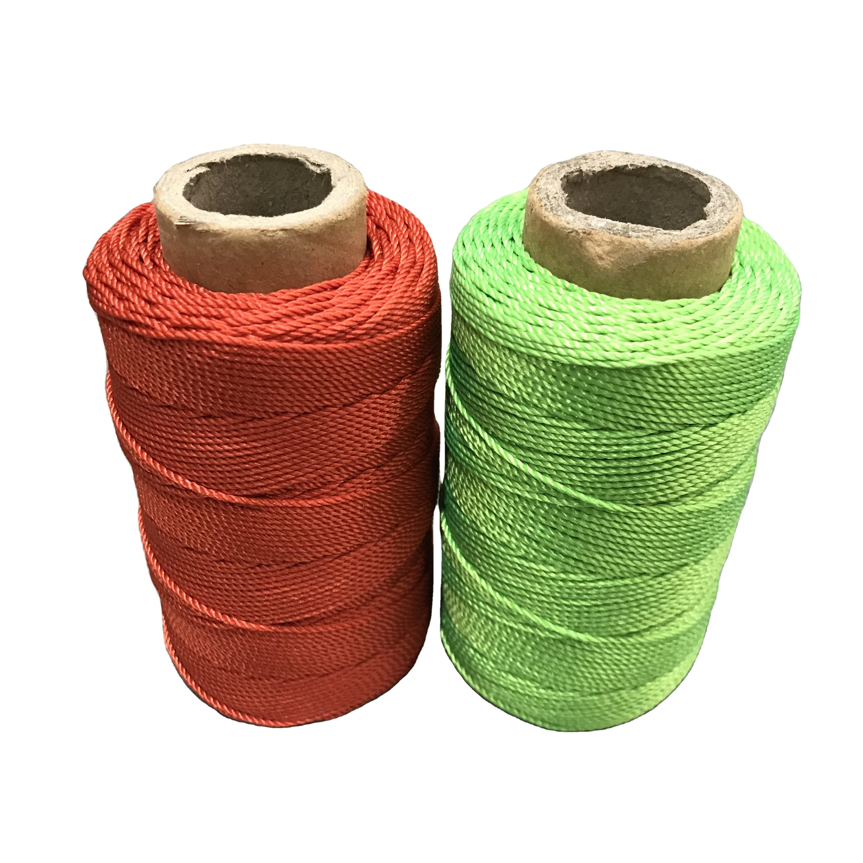 Heavy duty 100% polyester twisted twine 18# 125meters fishing net twine mason line