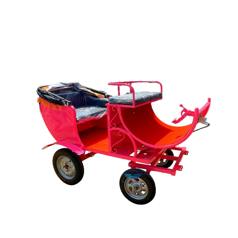 Beautiful pony carriage/Luxurious Princess Wedding Cinderella Carriage Cheap Price 2 wheels Pony cart