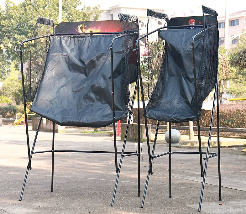 1-2Player Indoor Basketball Arcade Game Foldable Shooting Machine Electronic Street Basketball Arcade Game Machine